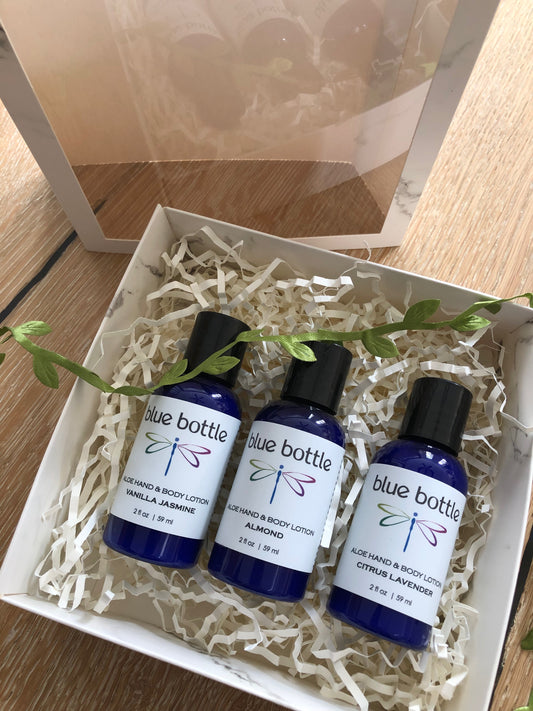 Aloe Hand & Body Lotion Gift Box Sampler