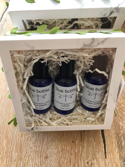 Aloe Hand & Body Lotion Gift Box Sampler